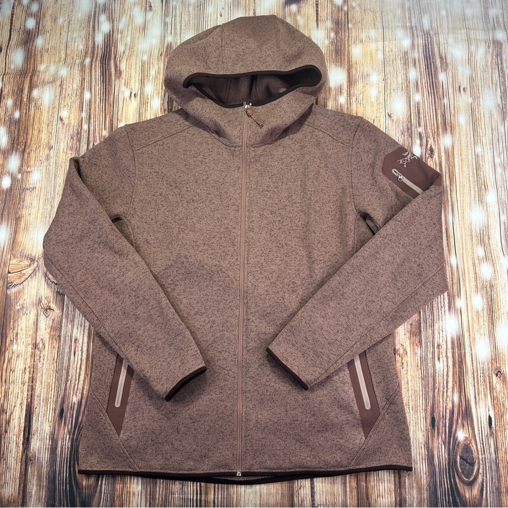 Arc'teryx Women's Covert Cardigan Fleece Full Zip Hooded Sweater Size XL